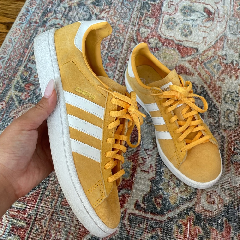 Yellow Adidas Sneakers